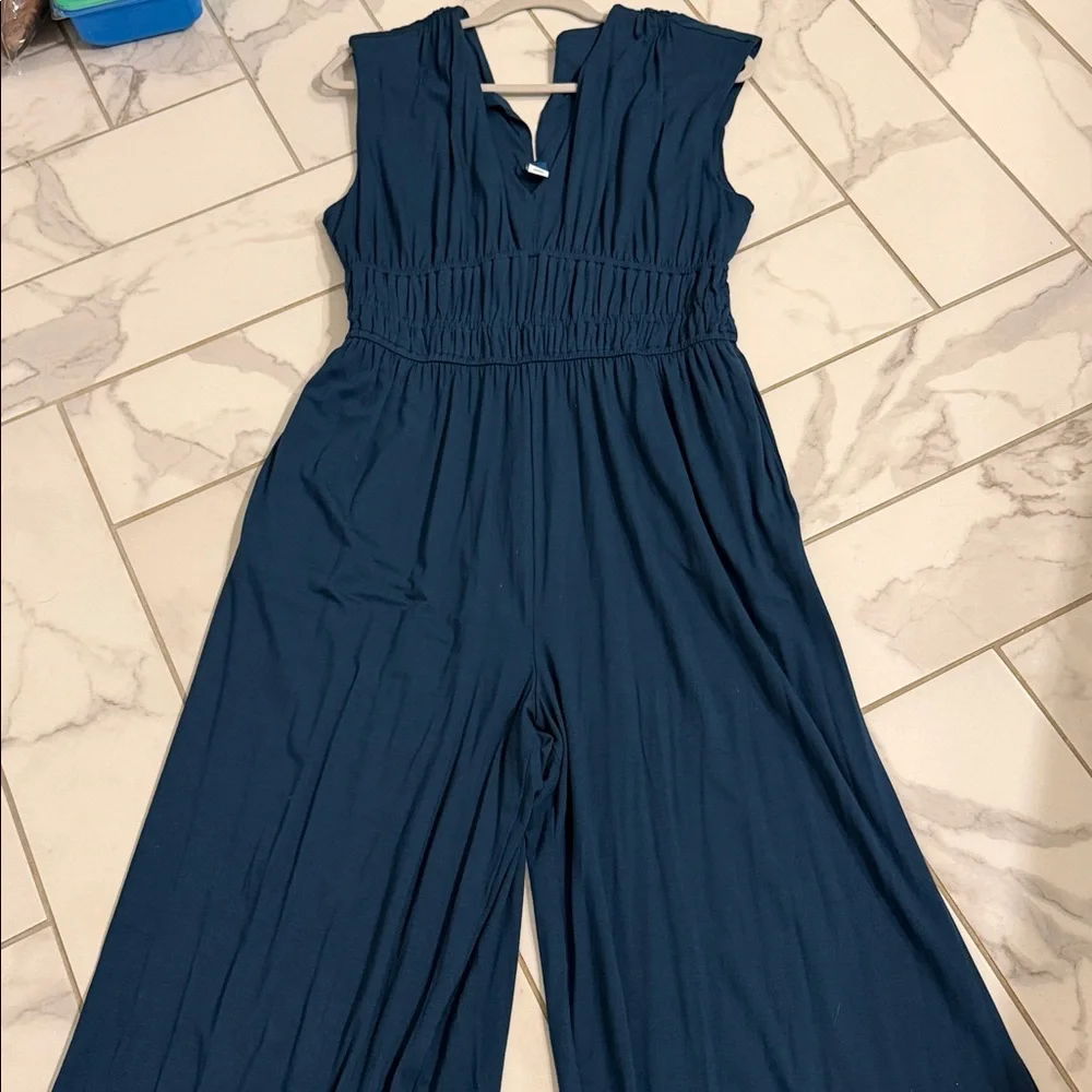 Old Navy Blue Jumpsuit - Picture 2 of 5